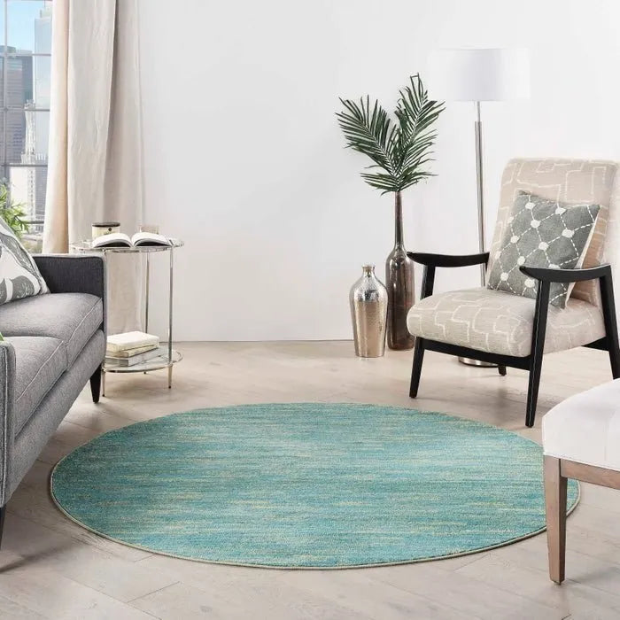 Nourison Essentials NRE01 Blue Green Rug - Rug & Home