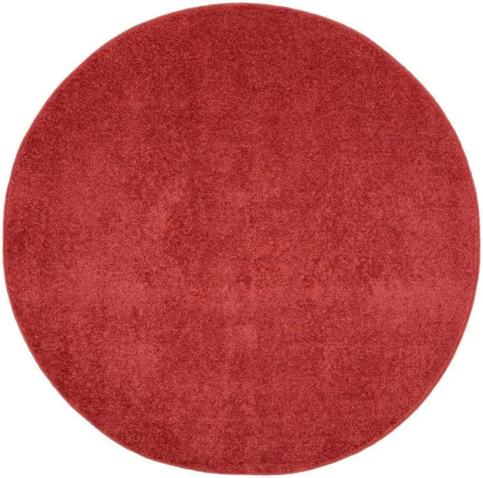 Nourison Essentials NRE01 Brick Red Rug - Rug & Home