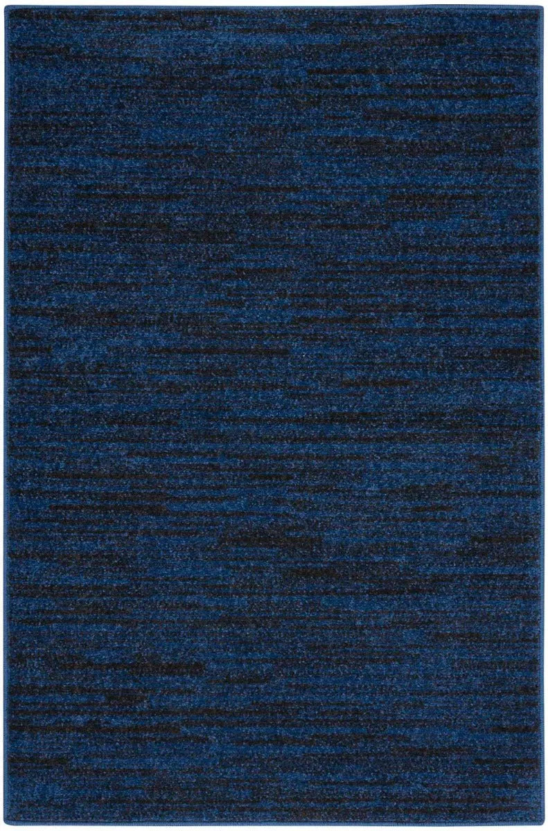 Nourison Essentials Nre01 Midnight Blue Rug - Rug & Home