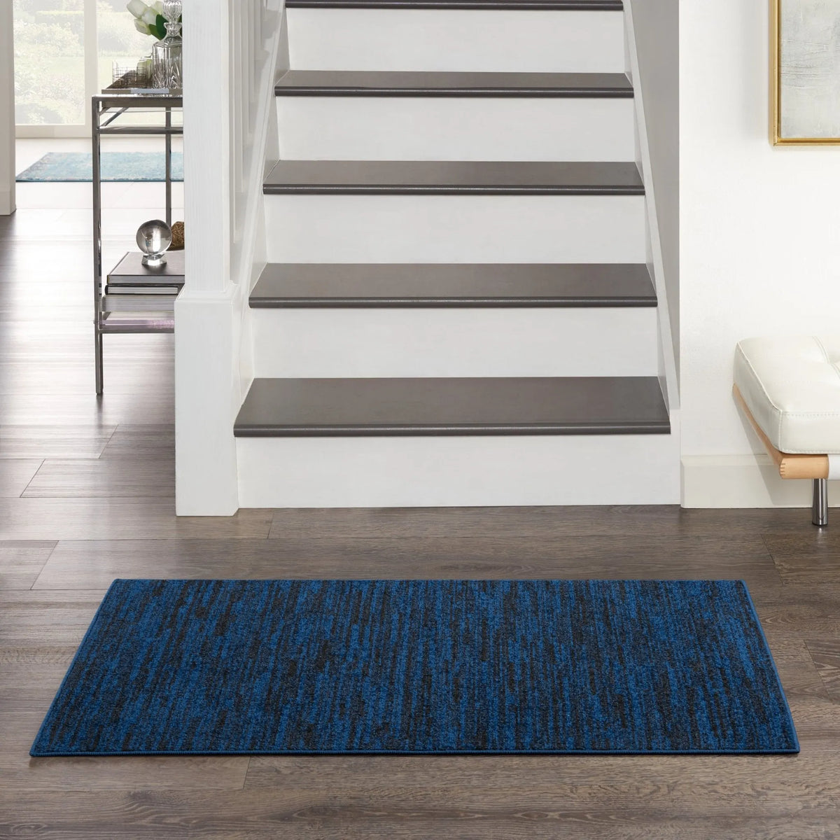 Nourison Essentials Nre01 Midnight Blue Rug - Rug & Home