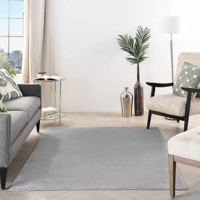 Nourison Essentials NRE01 Silver Grey Rug - Rug & Home