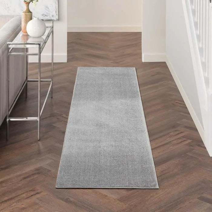 Nourison Essentials NRE01 Silver Grey Rug - Rug & Home