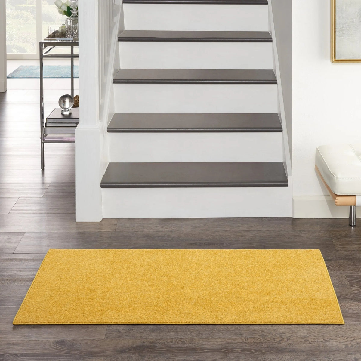 Nourison Essentials Nre01 Yellow Rug - Rug & Home