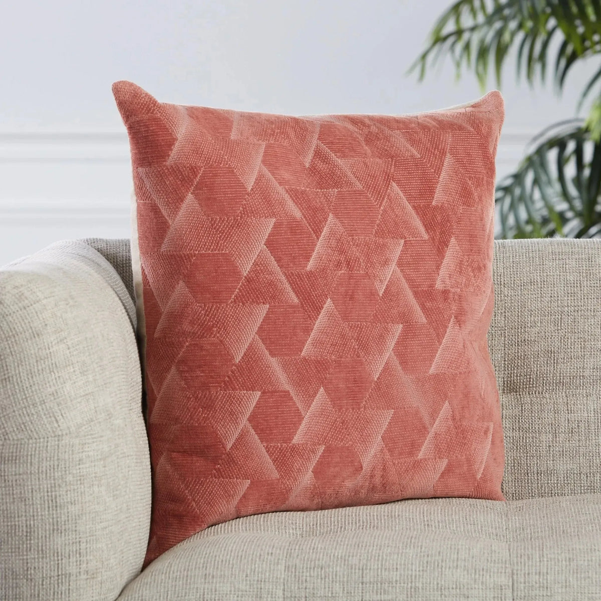 Nouveau Nou07 Jacques Dark Pink/Silver Pillow