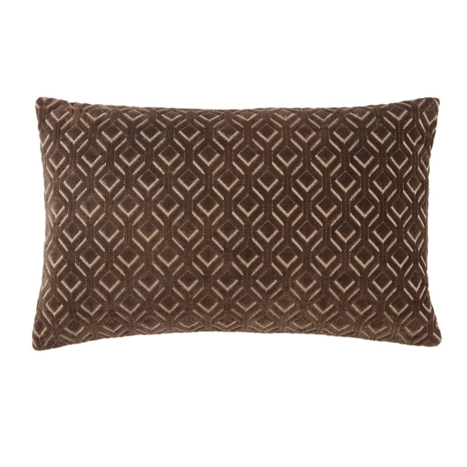 Nouveau Nou10 Colinet Dark Taupe/Silver Pillow - Rug & Home