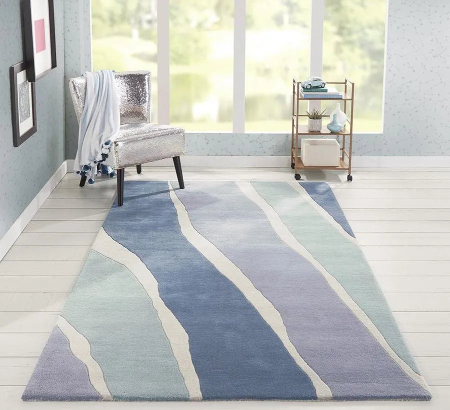 Novogratz Delmar DEL 4 Blue Rug - Rug & Home