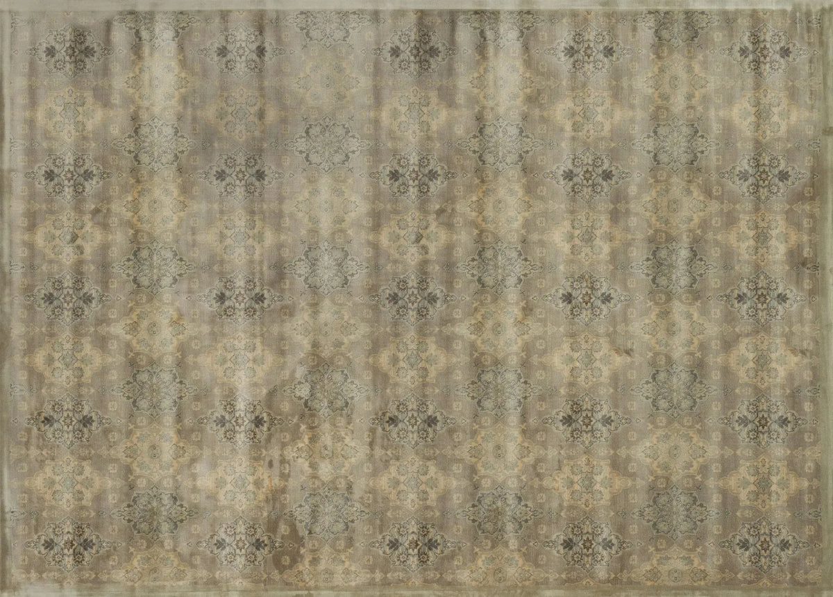 Nyla NY 09 Taupe / Gold Rug