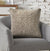 Oatmeal and Ivory Linen Woven LR07516 Throw Pillow - Rug & Home