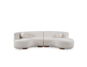 Octavia Sectional Ivory - Rug & Home