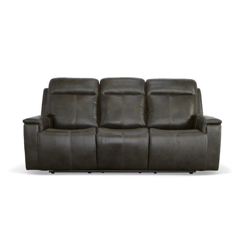 Odell Power Reclining Sofa with Power Headrests and Lumbar - Rug & Home