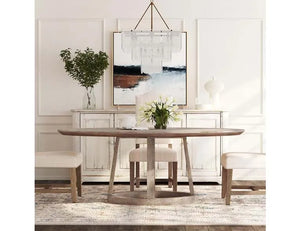 Olivia 78" Oval Dining Table - Rug & Home