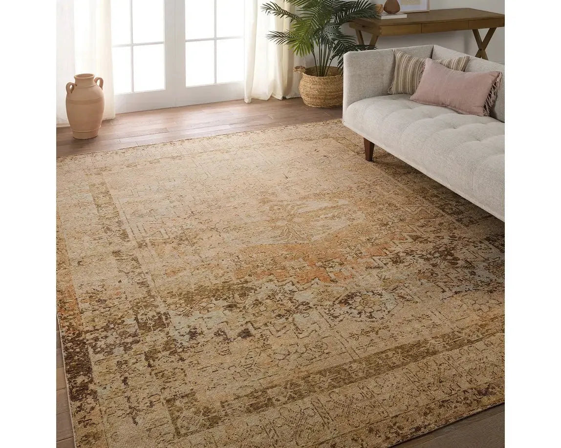 Onessa ONE06 Brown/Terracotta Rug - Rug & Home