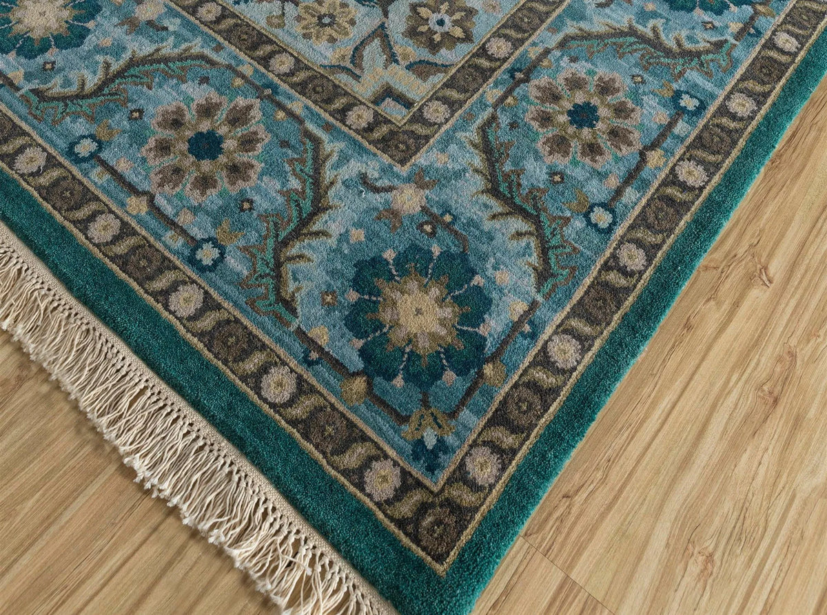 Opus EPR-93 Dark Teal/Carribean Sea Rug - Rug & Home