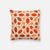Orange / Red Square P0301 Pillow - Rug & Home