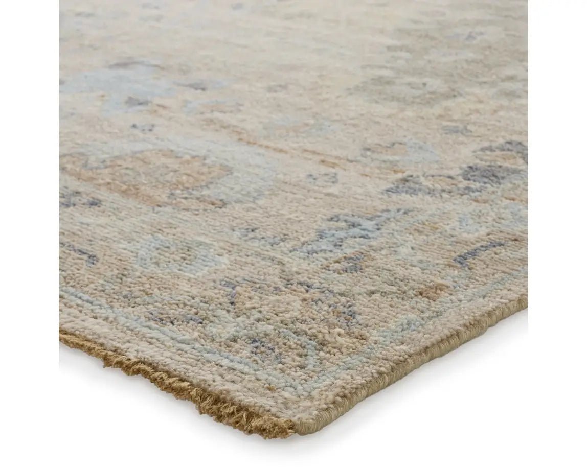 Orenda ORN04 Blue/Cream Rug - Rug & Home