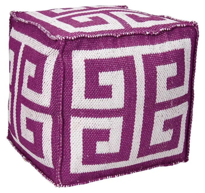 Outdoor Pillow AS555 Lilac Pouf - Rug & Home