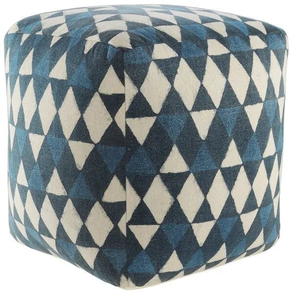 Pacifica 34001MLT Multi Pouf - Rug & Home