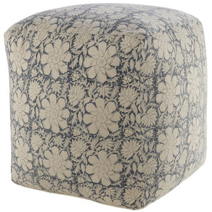 Pacifica 34027MLT Multi Pouf - Rug & Home