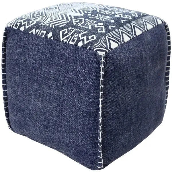 Pacifica 34042BLU Blue Pouf