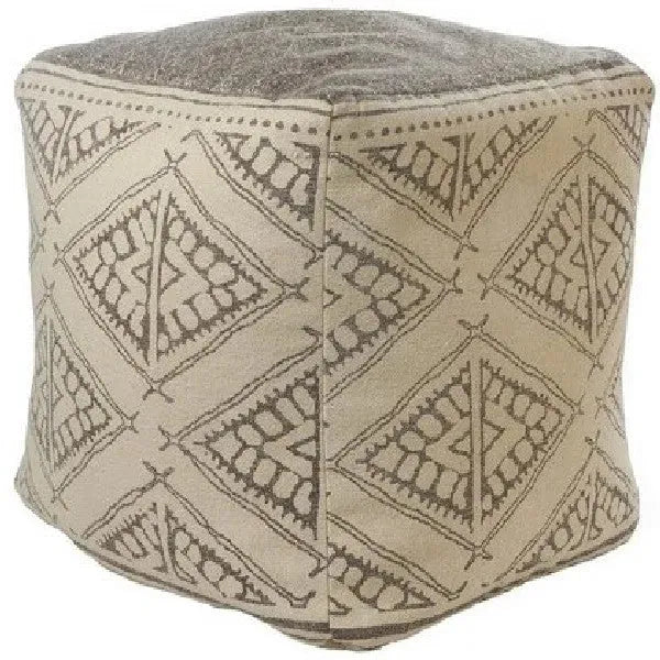 Pacifica 99770BLK Black Pouf