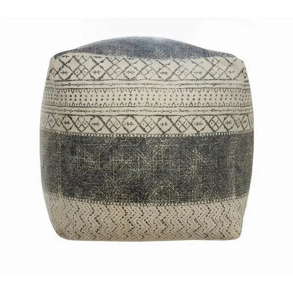 Pacifica 99771BLK Black Pouf