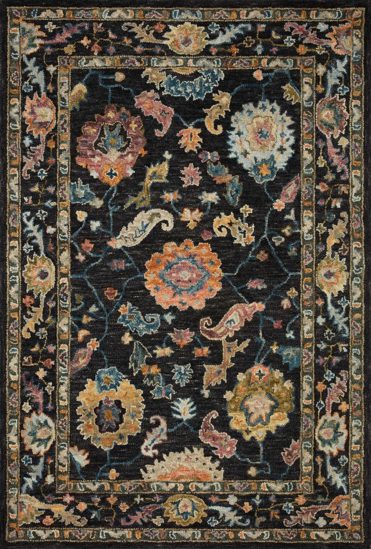 Padma Pma-01 Black/Multi Rug - Rug & Home