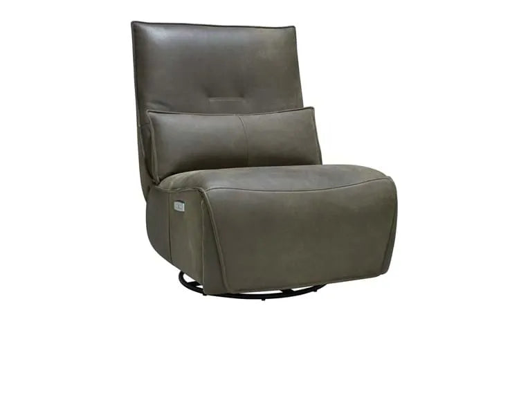 Paige Power Recliner Swivel Accent Chair Brown - Rug & Home