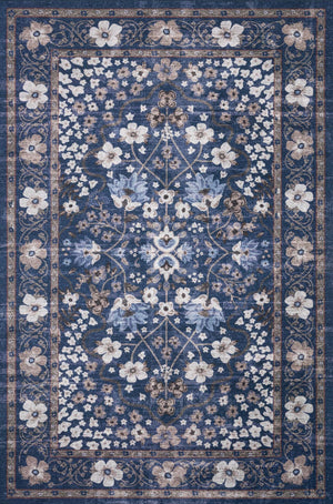 Palais by Rifle Paper Co PAL-02 Navy Rug - Rug & Home