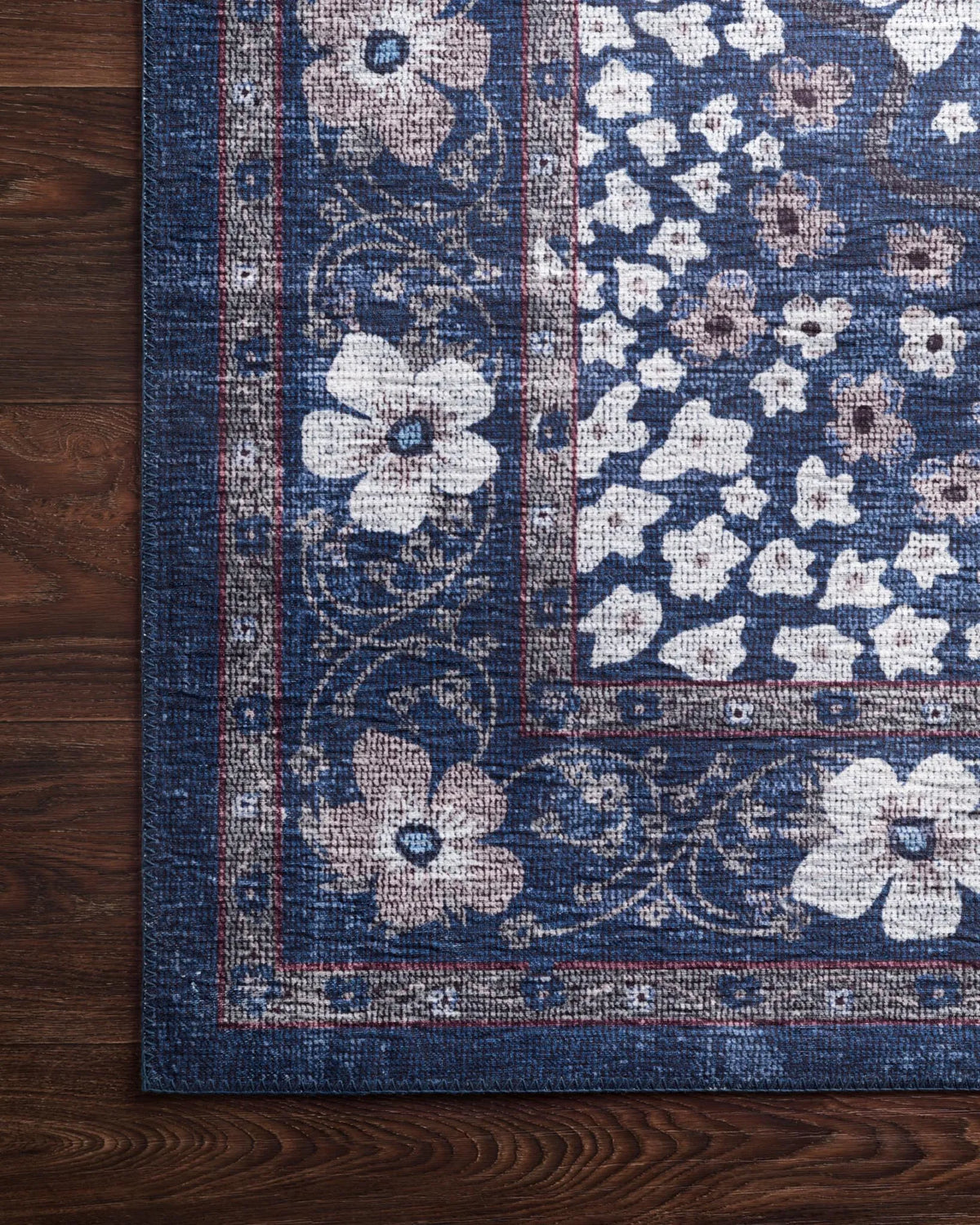 Palais by Rifle Paper Co PAL-02 Navy Rug - Rug & Home