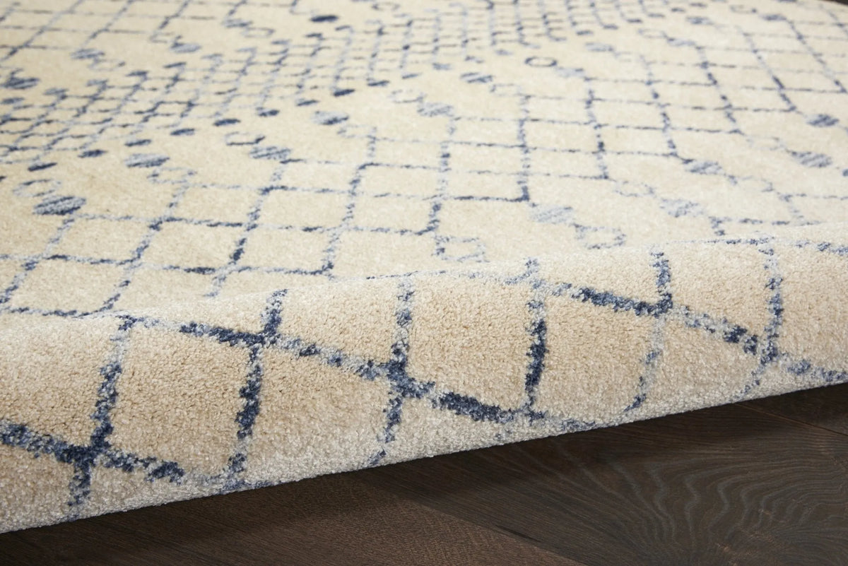 Palermo PMR03 Beige Blue Rug - Rug & Home