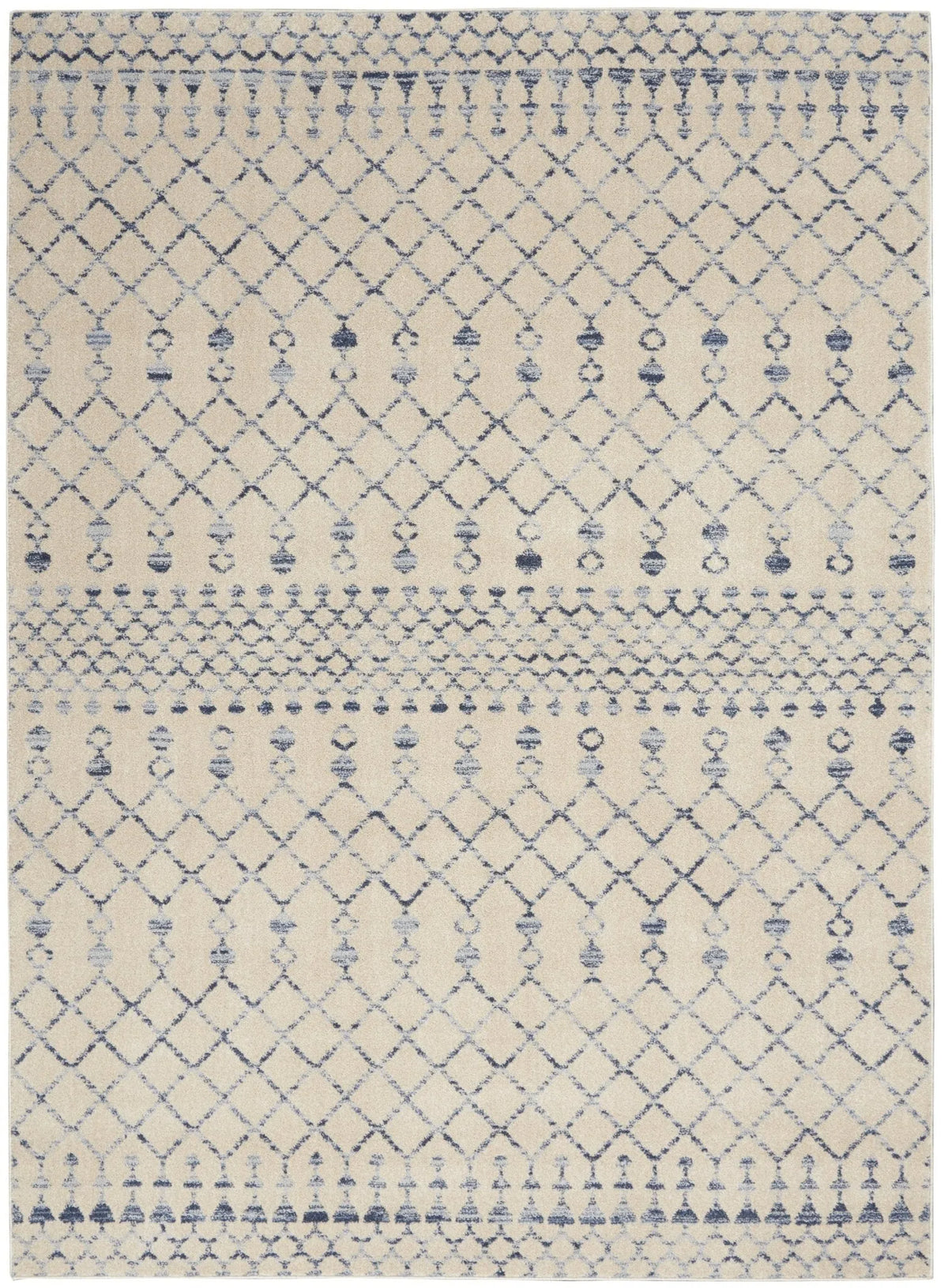 Palermo PMR03 Beige Blue Rug - Rug & Home