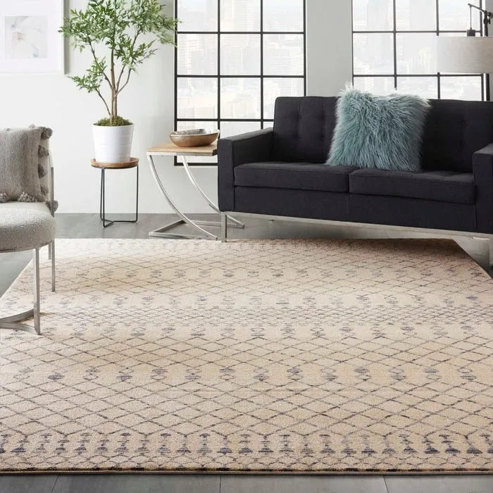 Palermo PMR03 Beige Blue Rug - Rug & Home