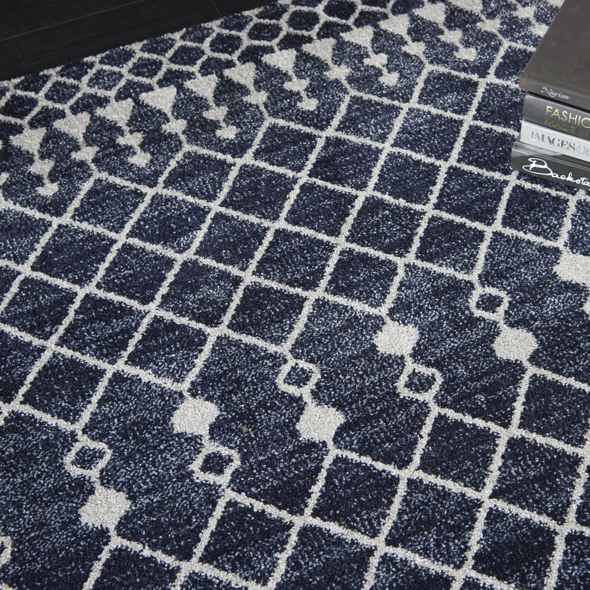 Palermo PMR03 Navy/Grey Rug - Rug & Home