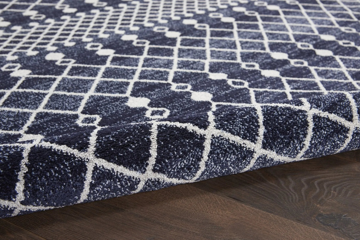 Palermo PMR03 Navy/Grey Rug - Rug & Home