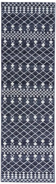 Palermo PMR03 Navy/Grey Rug - Rug & Home