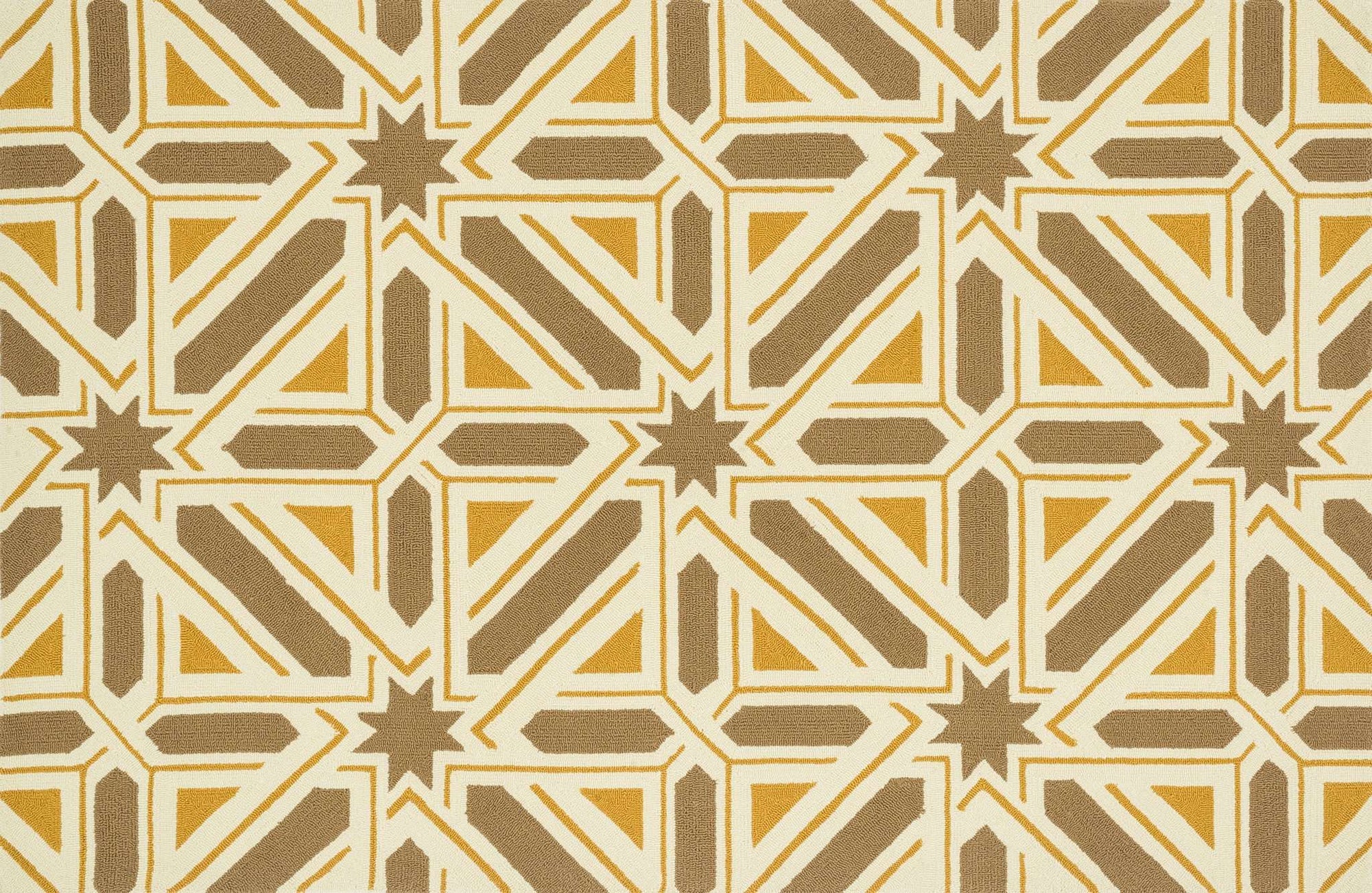 Palm Springs PM 04 Taupe / Gold Rug - Rug & Home