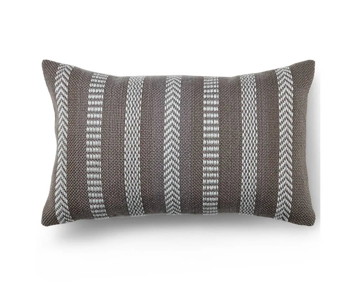 Pampas PMP05 Grey/Ivory Pillow - Rug & Home