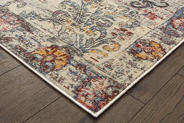 Pandora 47H Ivory Multi Rug - Rug & Home