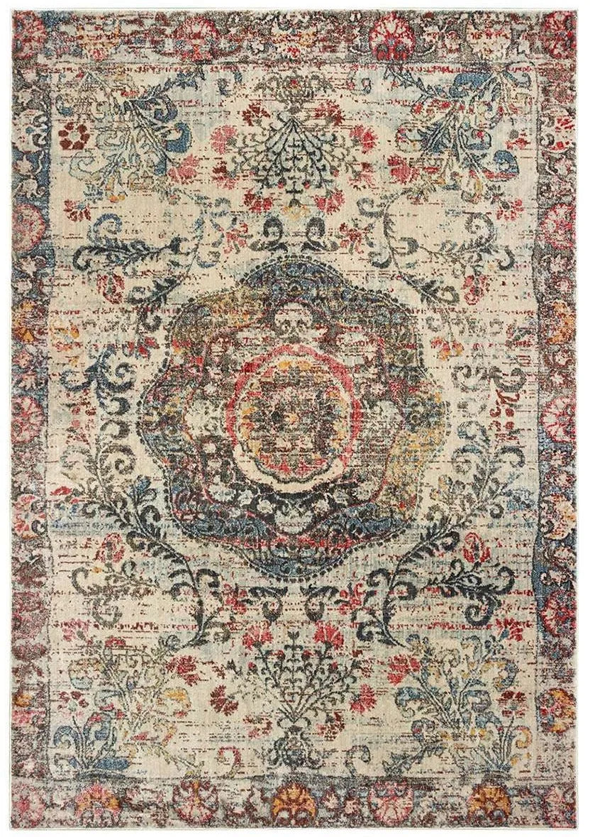 Pandora 47H Ivory Multi Rug - Rug & Home