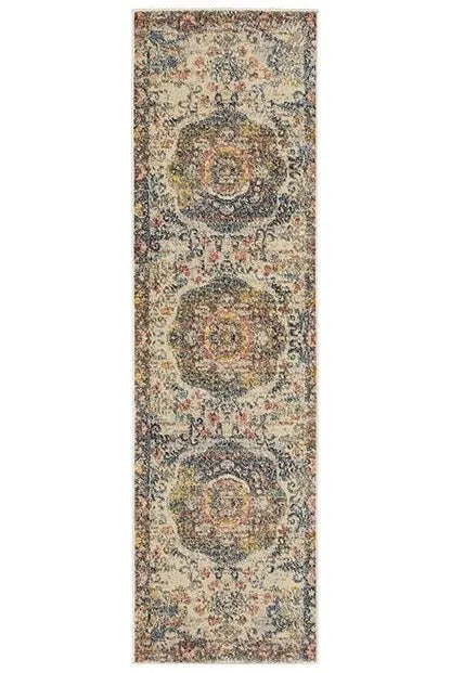 Pandora 47H Ivory Multi Rug - Rug & Home