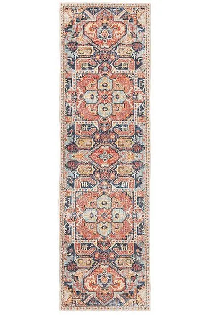 Pandora 49S Blue Orange Rug - Rug & Home