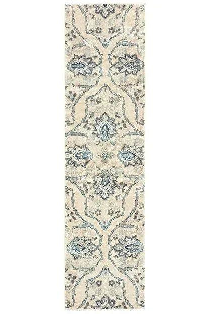 Pandora 5502W Ivory Blue Rug
