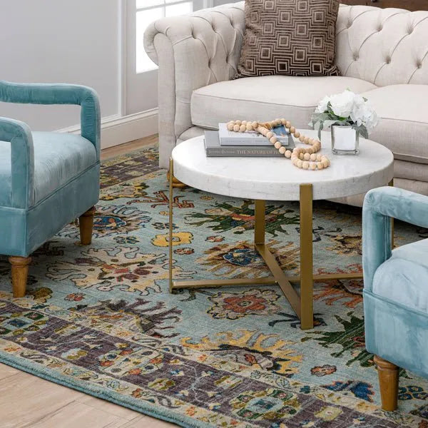 Pandora 92609 50101 Obsession Blue Rug - Rug & Home