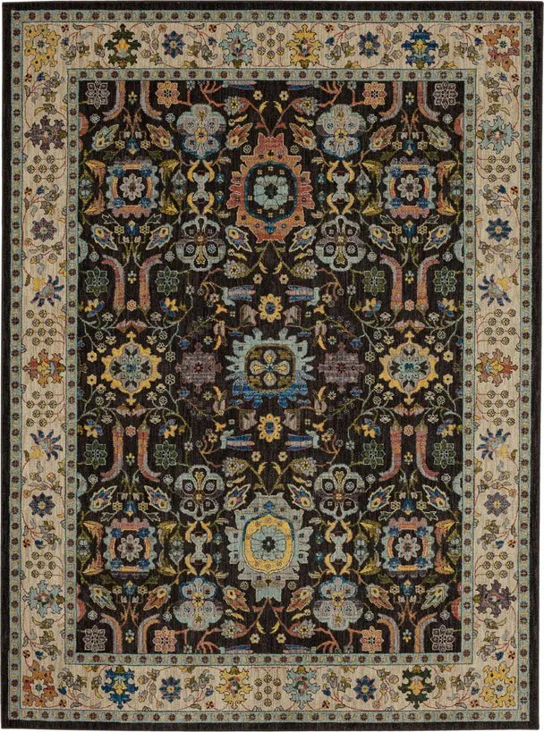 Pandora 92612 5691 Enmity Charcoal Rug - Rug & Home