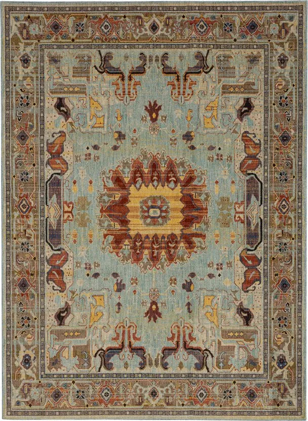 Pandora 92617 50101 Covetous Blue Rug - Rug & Home