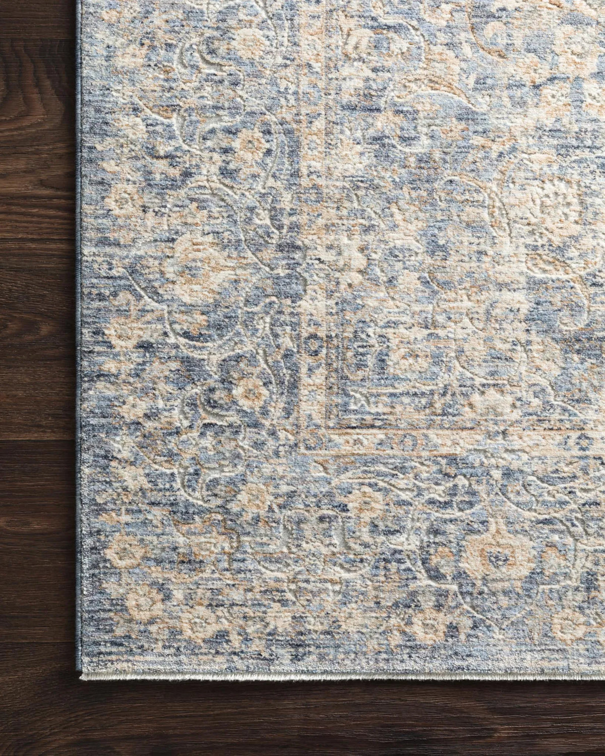 Pandora PAN-01 Blue/Gold Rug - Rug & Home