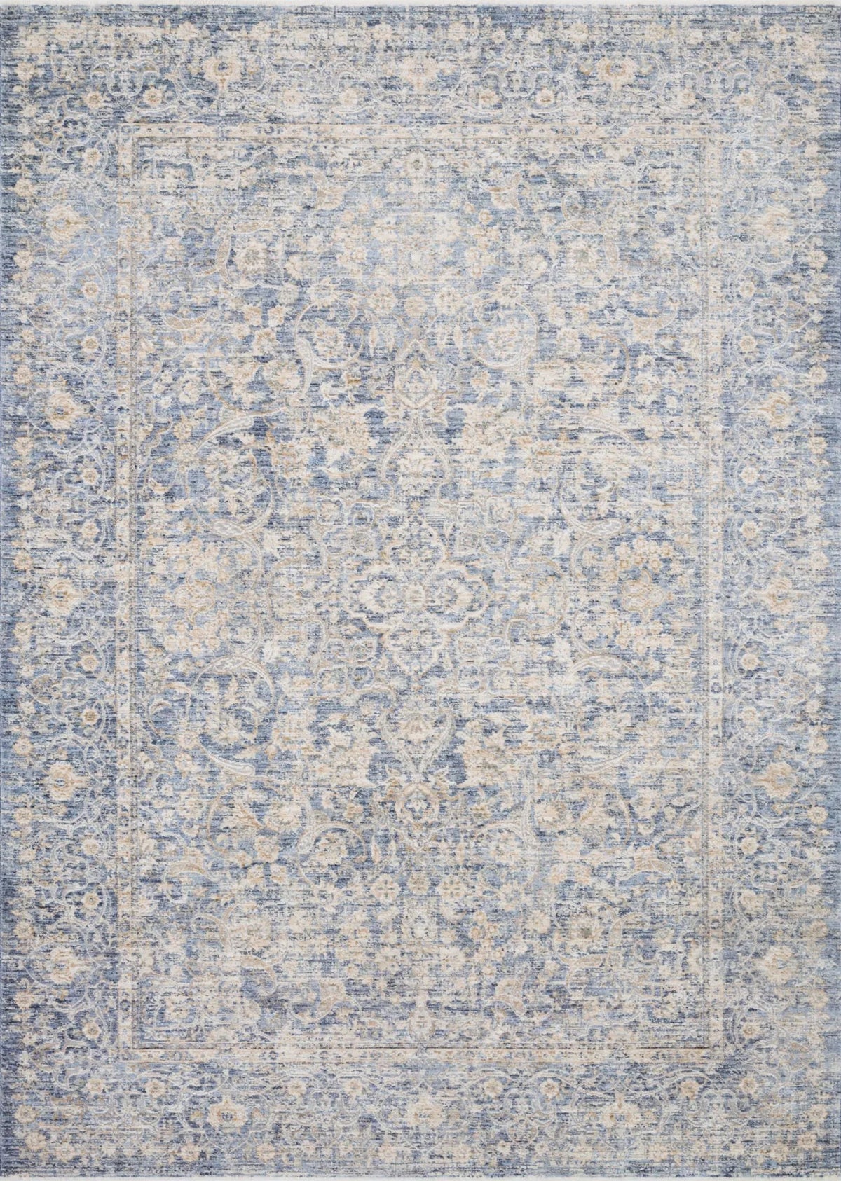 Pandora PAN-01 Blue/Gold Rug - Rug & Home