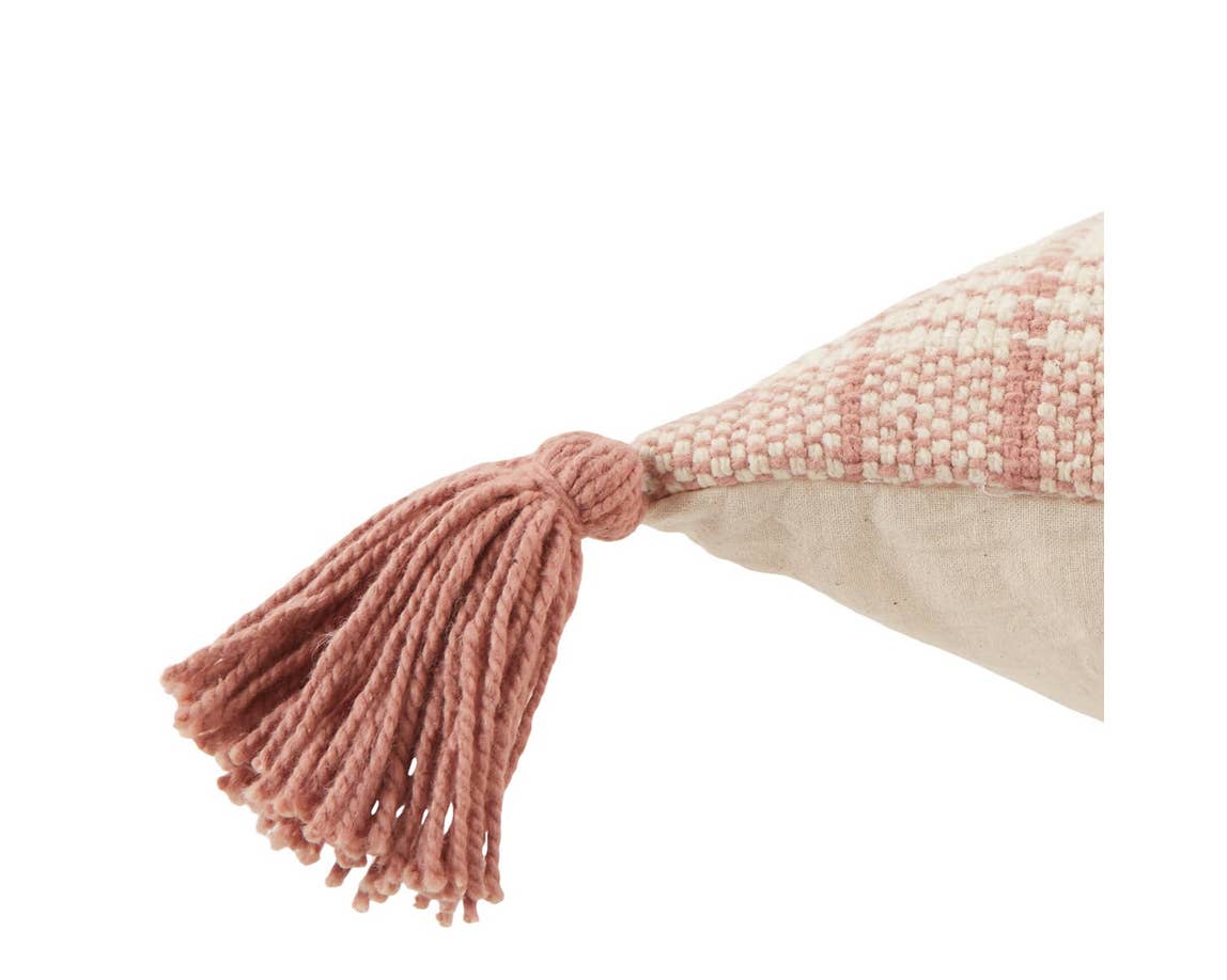 Parable PRB02 Pink/Cream Pillow - Rug & Home