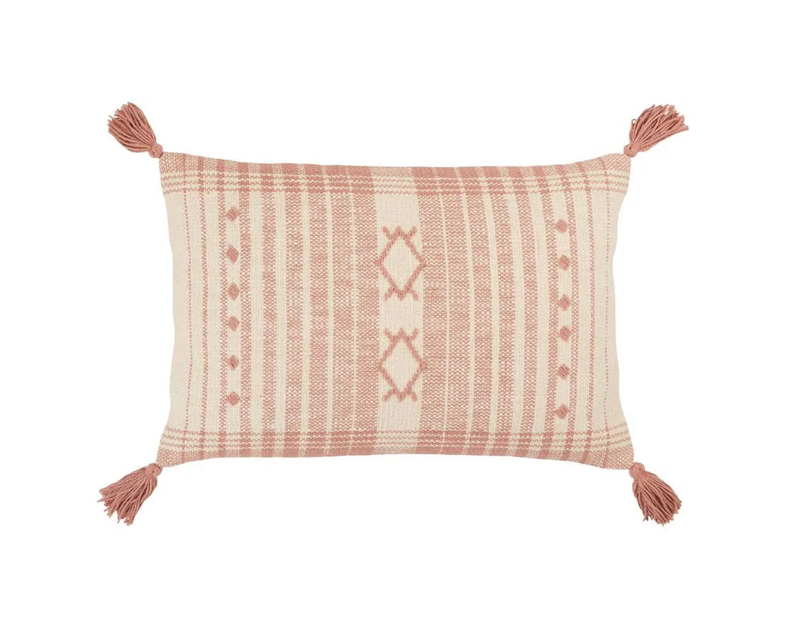 Parable PRB02 Pink/Cream Pillow - Rug & Home