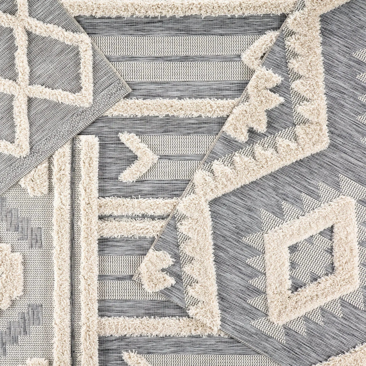 Parades PAD02 Makaya Gray/Cream Rug